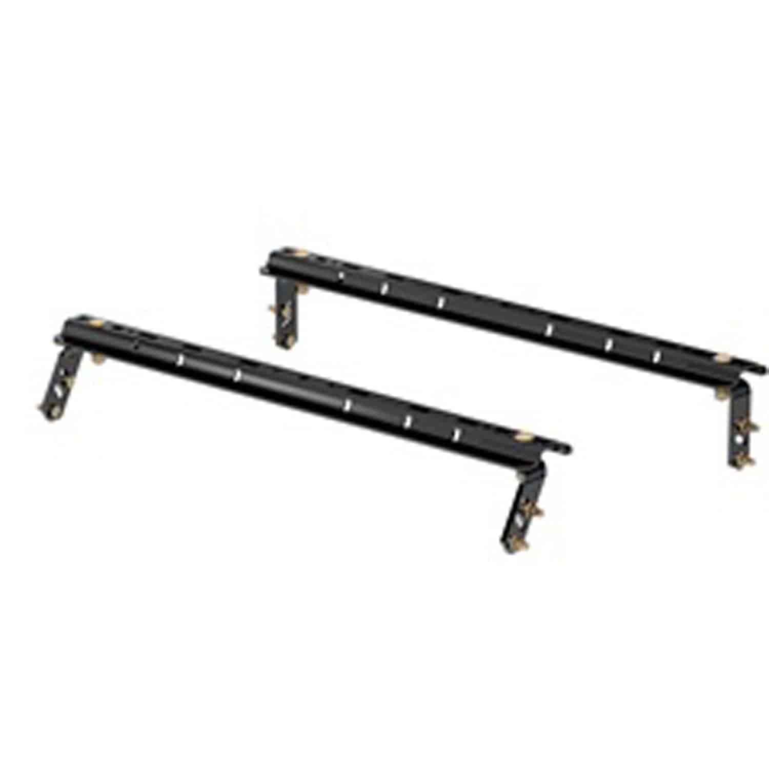 FIFTH WHEEL RAILS WITH UNIVERSAL BACKETS AND HARDWARE 4 BOLT DESIGN