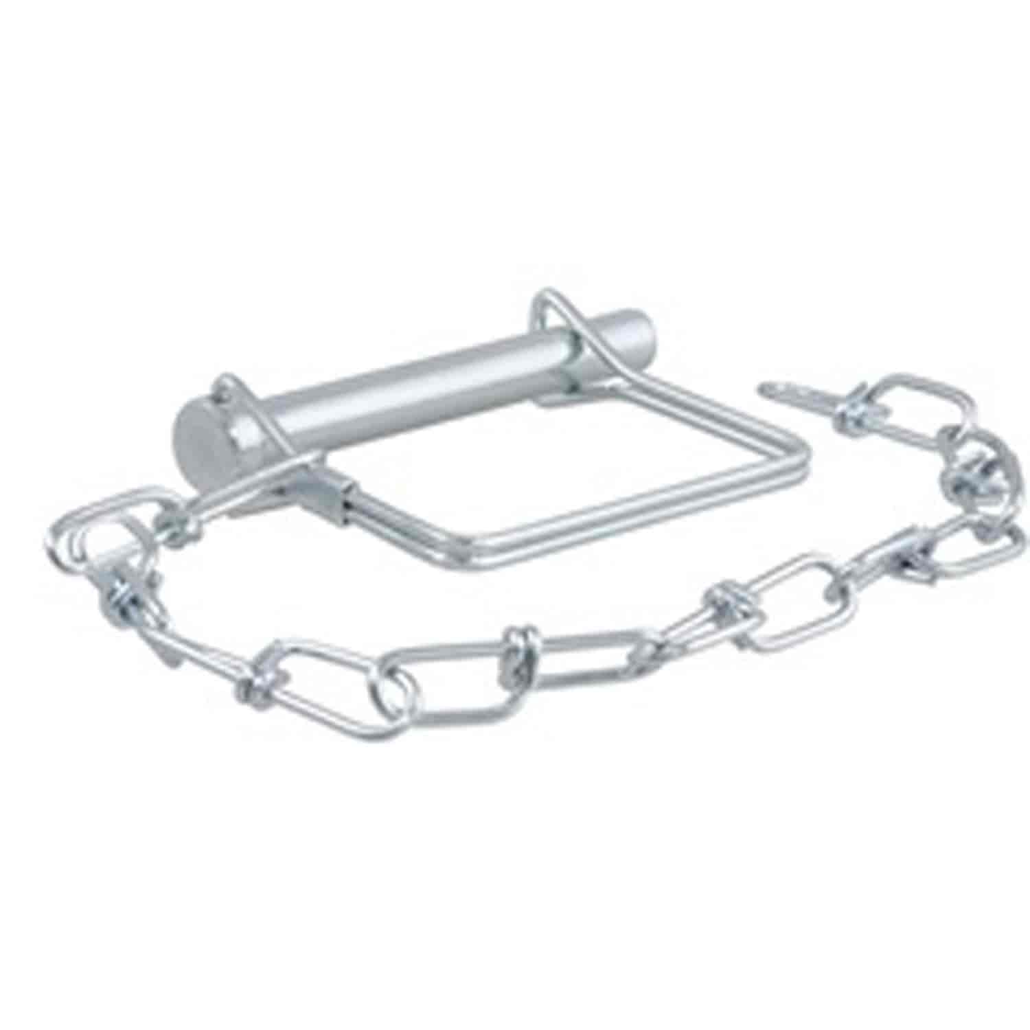 SAFETY PIN 3/8 WITH CHAIN BULK
