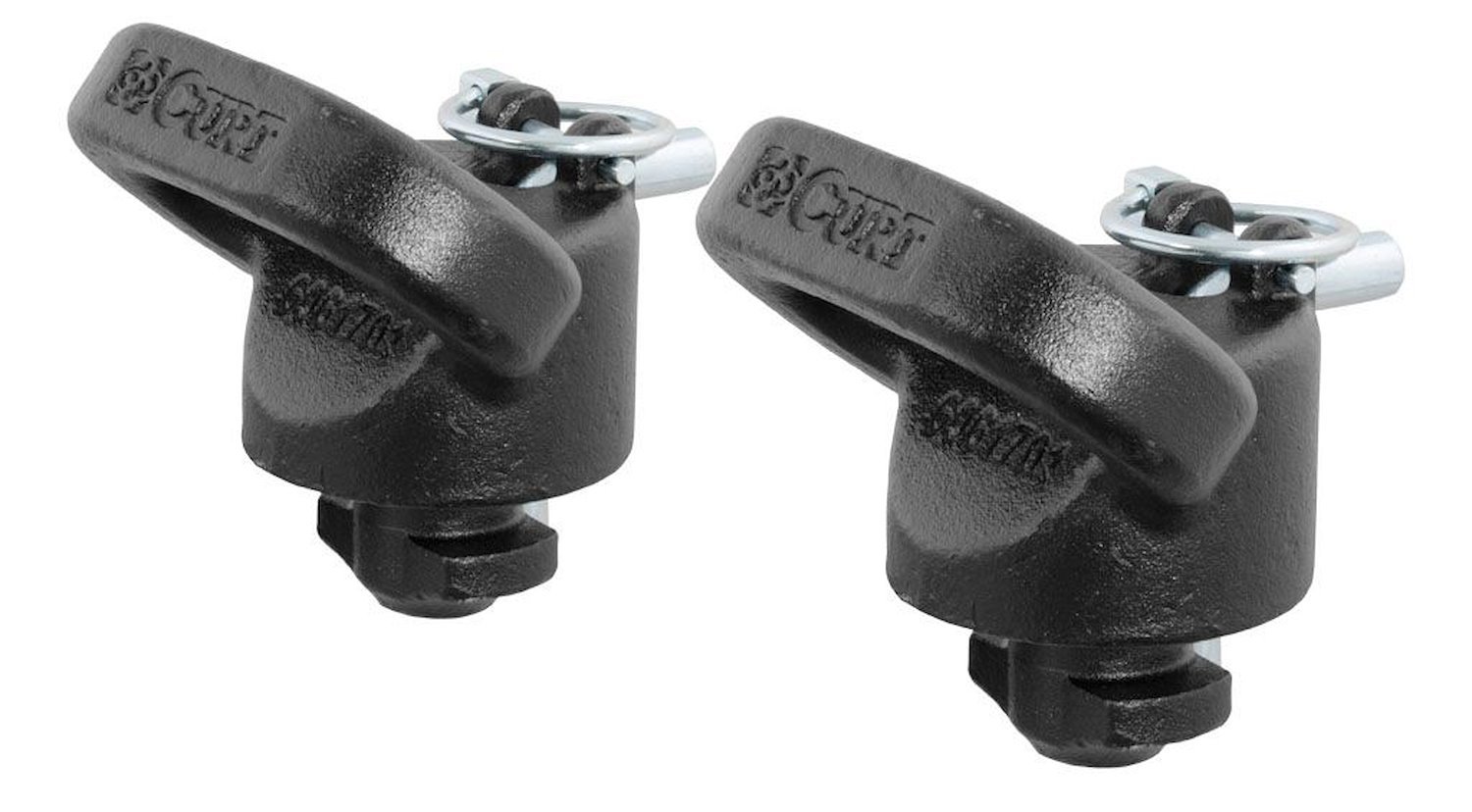 OEM Puck System Gooseneck Safety Chain Anchors Fits Select Late-Model Ram 2500, 3500 Trucks