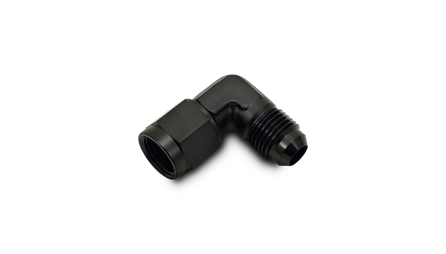 8 AN To 8 AN Female  Swivel Coupler Union Adapter Fitting Black 90 Degree Male