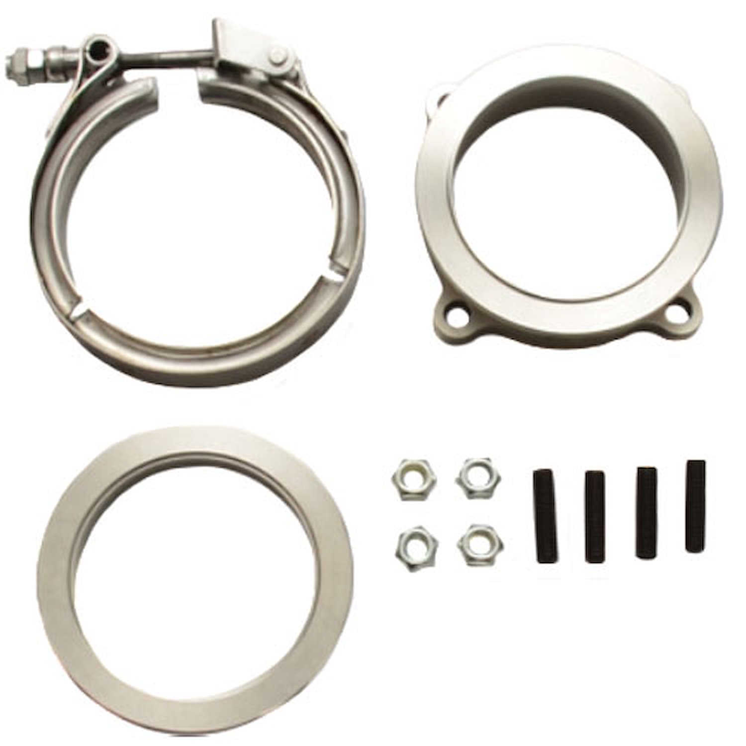 GT Series Turbo Flange Adapter Kit T304 Stainless Steel Includes: