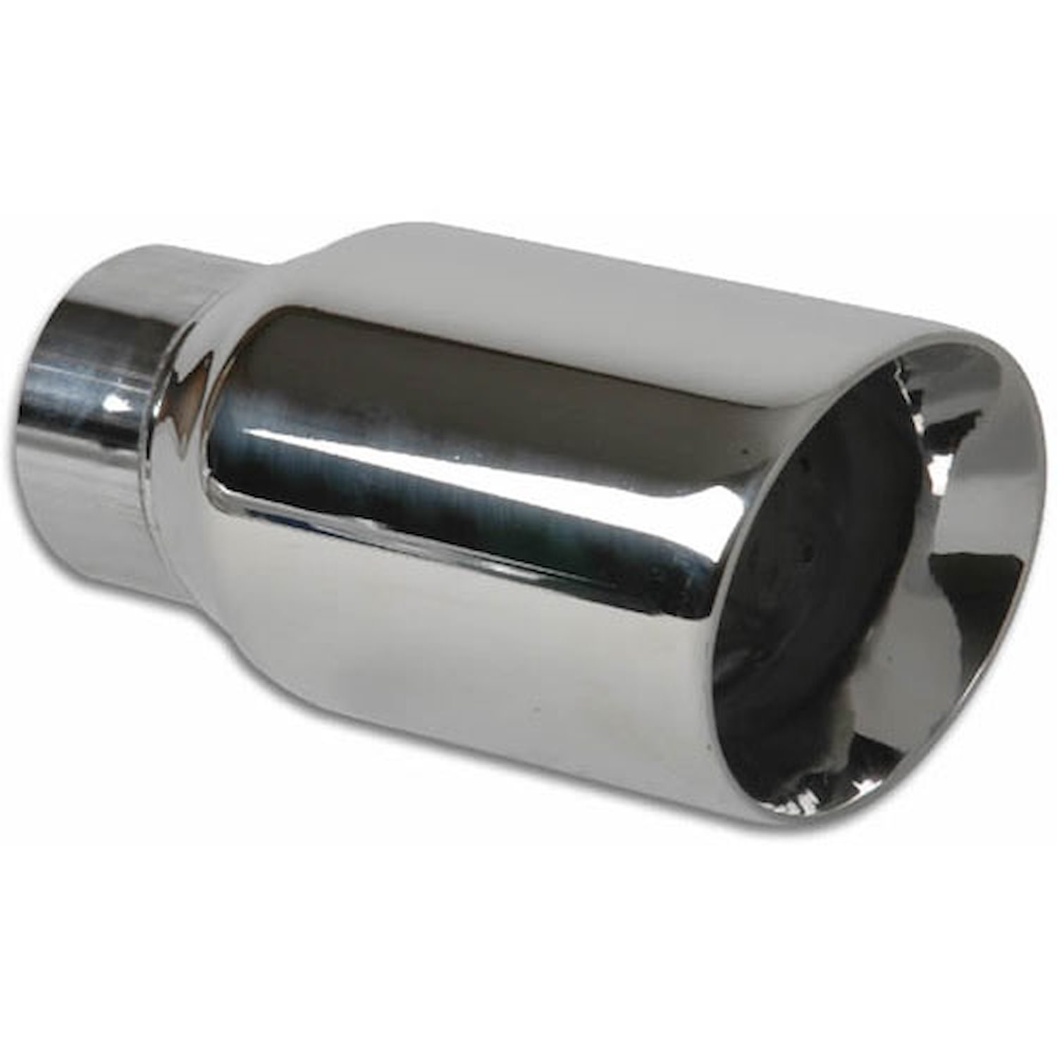 3" Round Stainless Steel Exhaust Tip Double Wall
