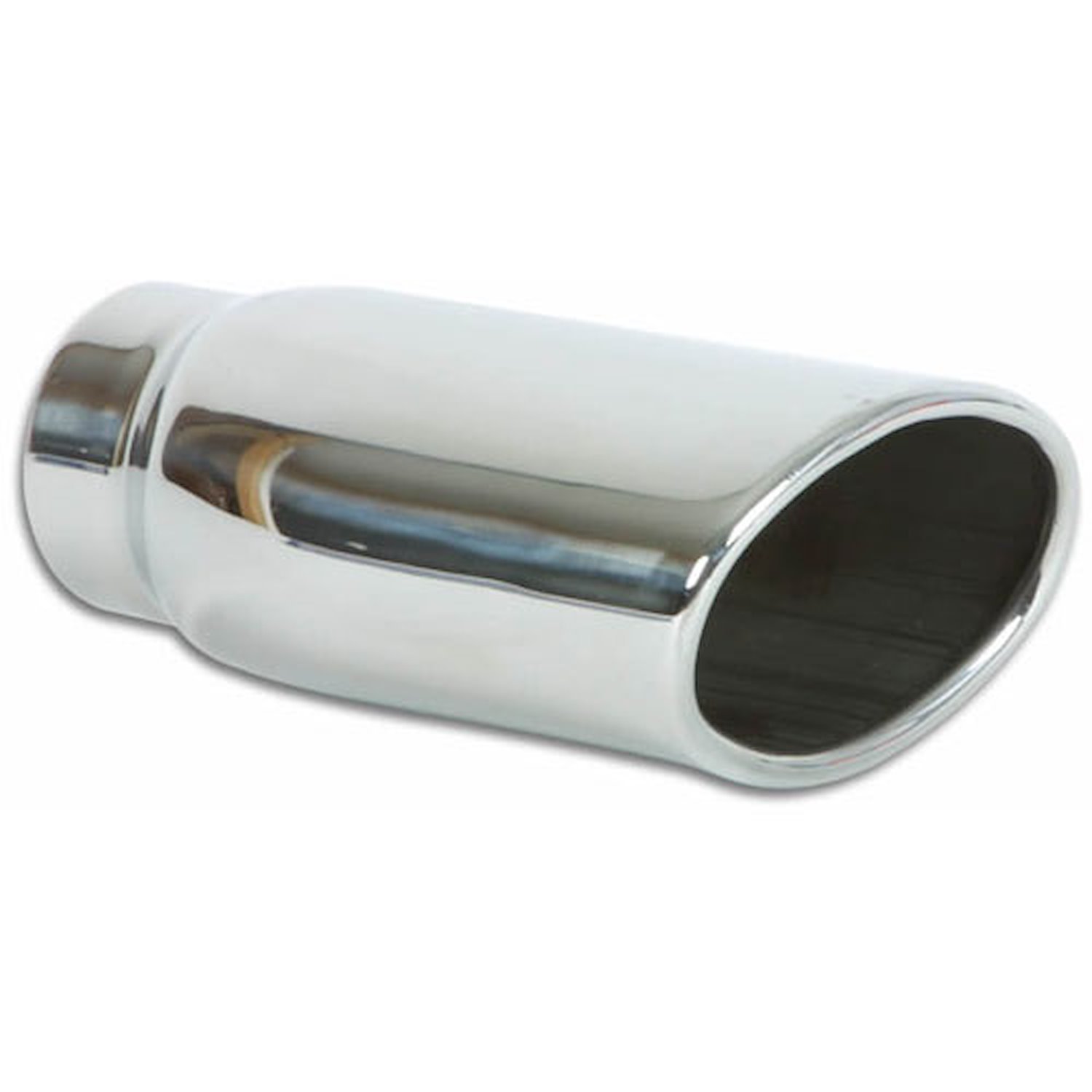 4.5" x 3" Oval Stainless Steel Exhaust Tip Single Wall