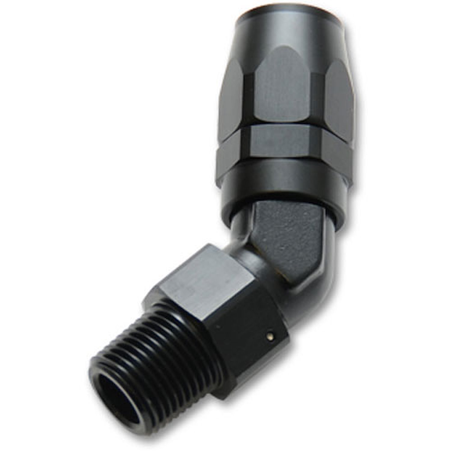 45 Degree Male NPT Hose End Fitting Size -6AN