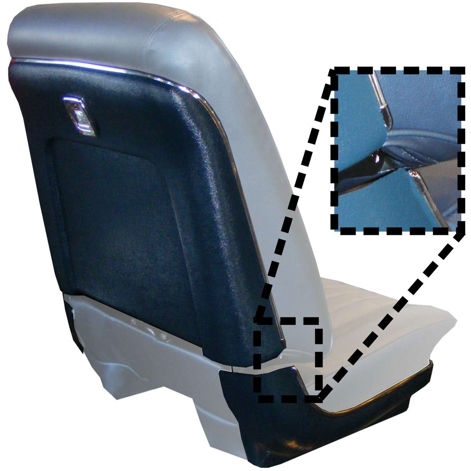 Plastic Seat Back Panels 1964-72 GM A-Body, B-Body, X-Body