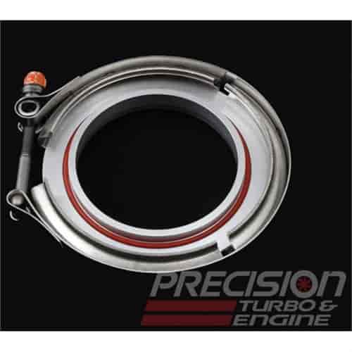 Compressor Cover Discharge Flange and Clamp Set