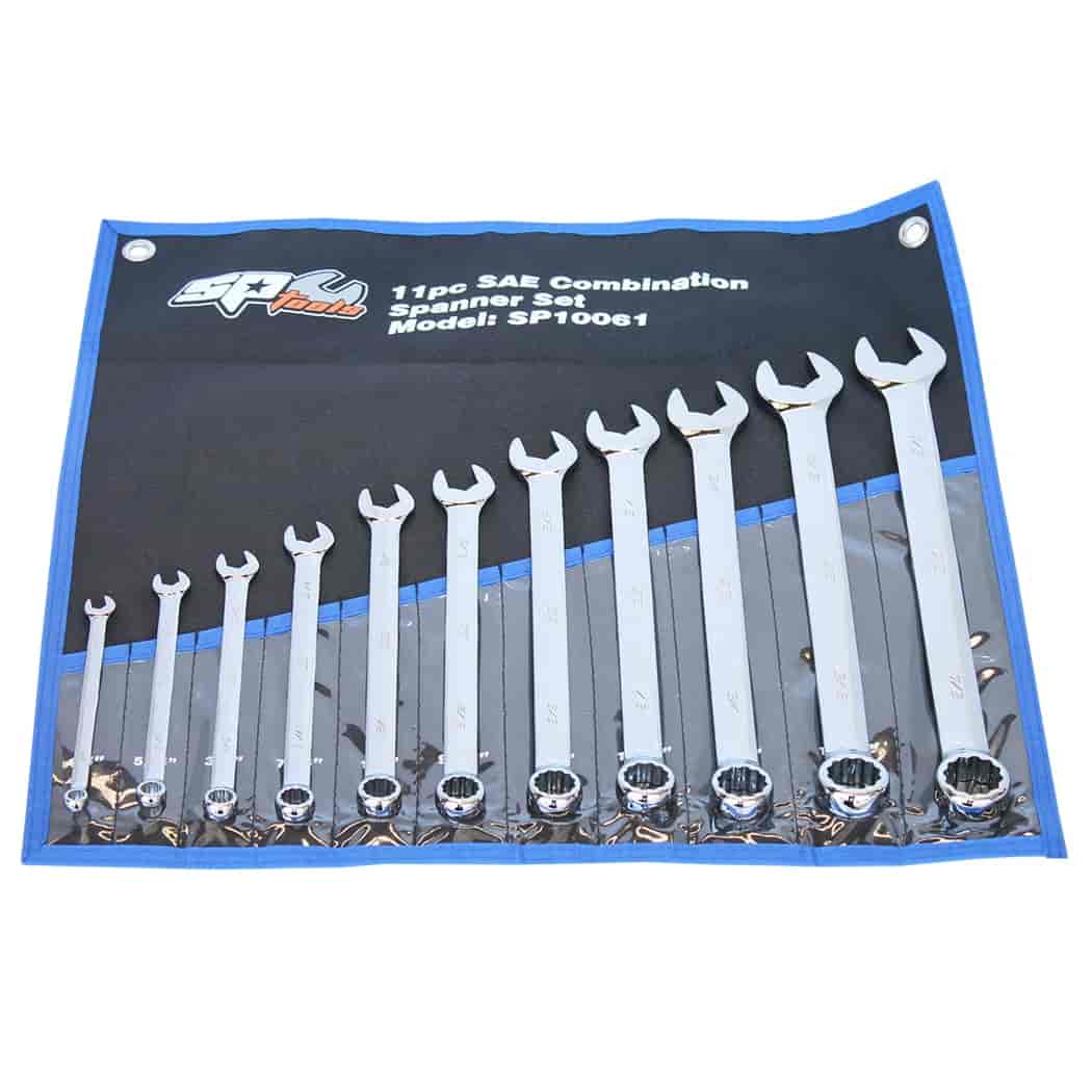 11-Piece SAE Combination Wrench Set