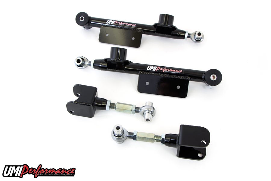 The UMI adjustable control arm kit with rod