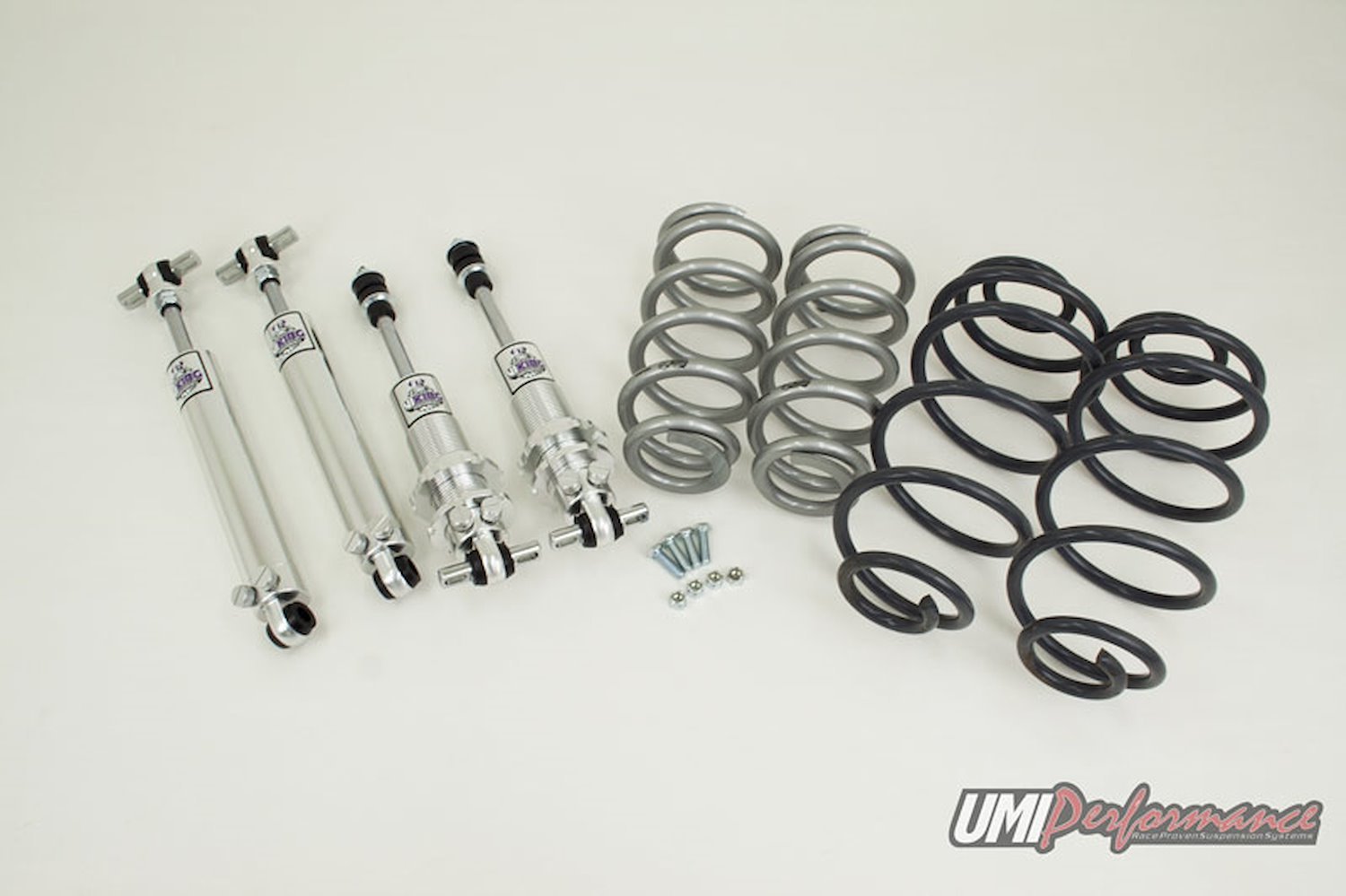 Shock/Spring Lowering Kit Double Adj. Shocks-250 front spring rate 2? rear drop 68-72 GM A-Body