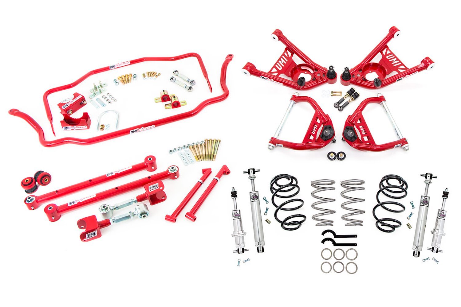 Handling Kit 1 Lowering 550lb Stage 4- Red 68-72 GM A-Body