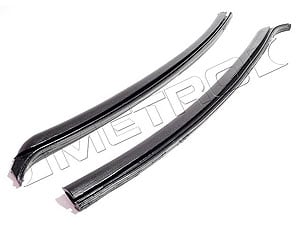 Rear Roll-Up Window Seals 1966-67 Buick Skylark/Oldsmobile Cutlass, 442/Pontiac GTO, LeMans, Tempest