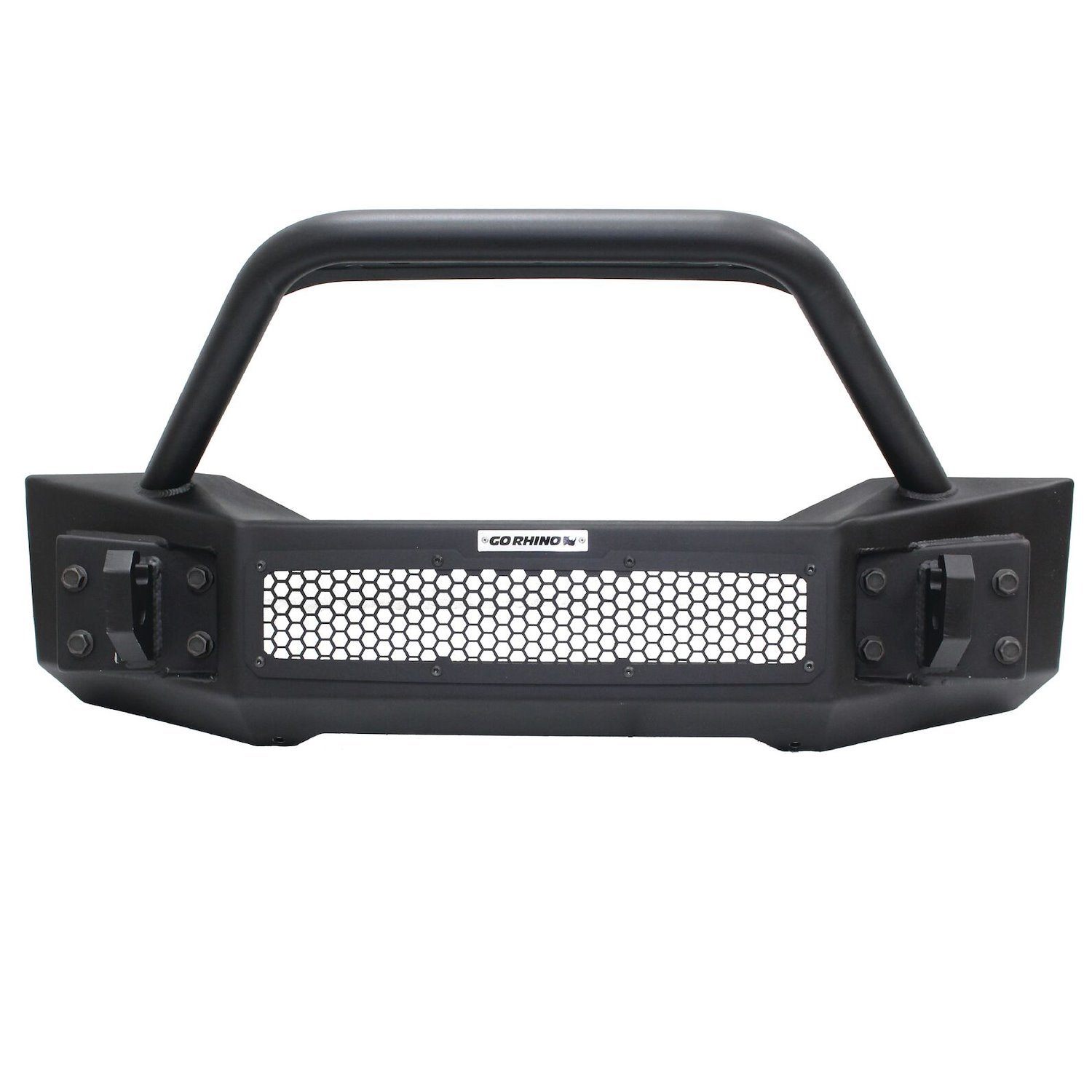 Rockline Winch and LED Ready Front Stubby Bumper for Jeep Wrangler JK, JL & Gladiator JT