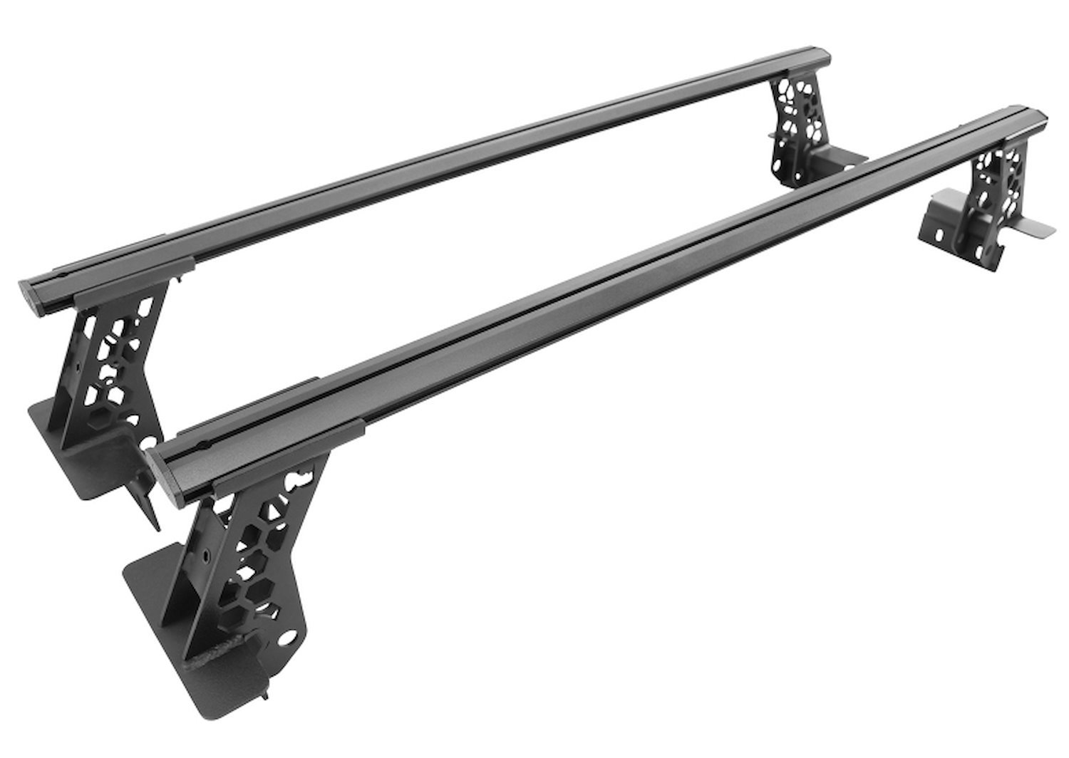 XRS Cross Bars Bed Rail Kit for Select Late-Model Chevy, Ford, GMC, Jeep, Nissan, Toyota Mid-Sized Crew/Ext. Cab Pickup Trucks