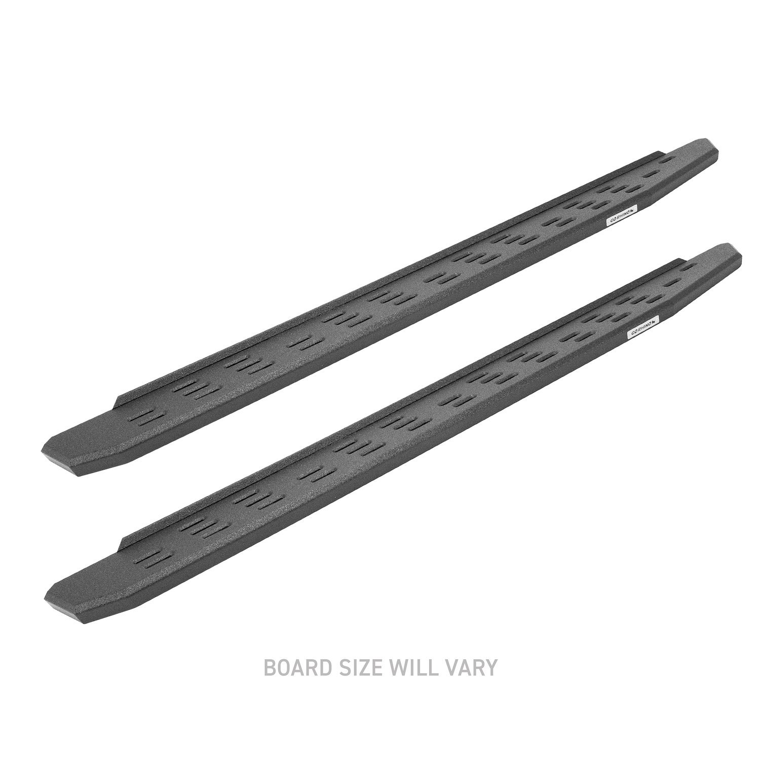 RB30 Running Boards w/Bracket Kit Fits Select GM Silverado, Sierra 1500/2500 HD/3500 HD Crew Cab [Bedliner-Coated]