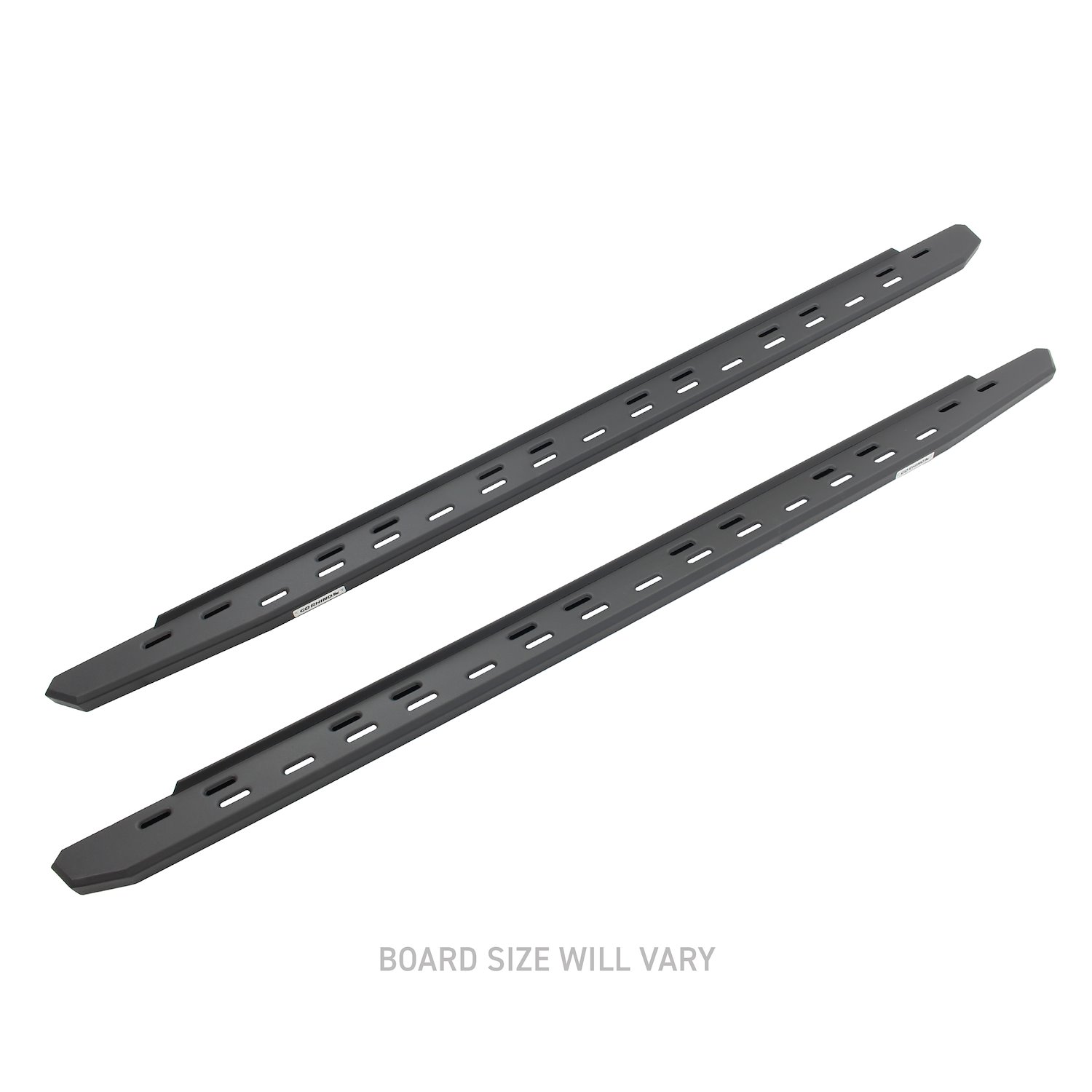 RB30 Slim Line Running Boards w/Bracket Kit Fits Select Ford F-250/F-350 Super-Duty Super Cab [Textured Black]