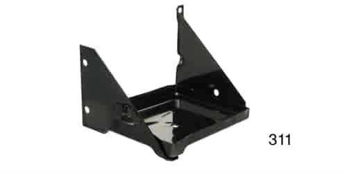 Black Powder Coated Battery Box for 1955-1956 Chevy Tri-Five
