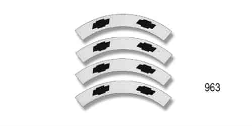 Wheel Hubcap Decals for 1955 Chevy Tri-Five Bel Air