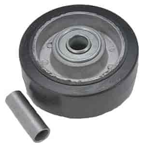 Replacement Wheel Natural Rubber with Ball Bearing Center