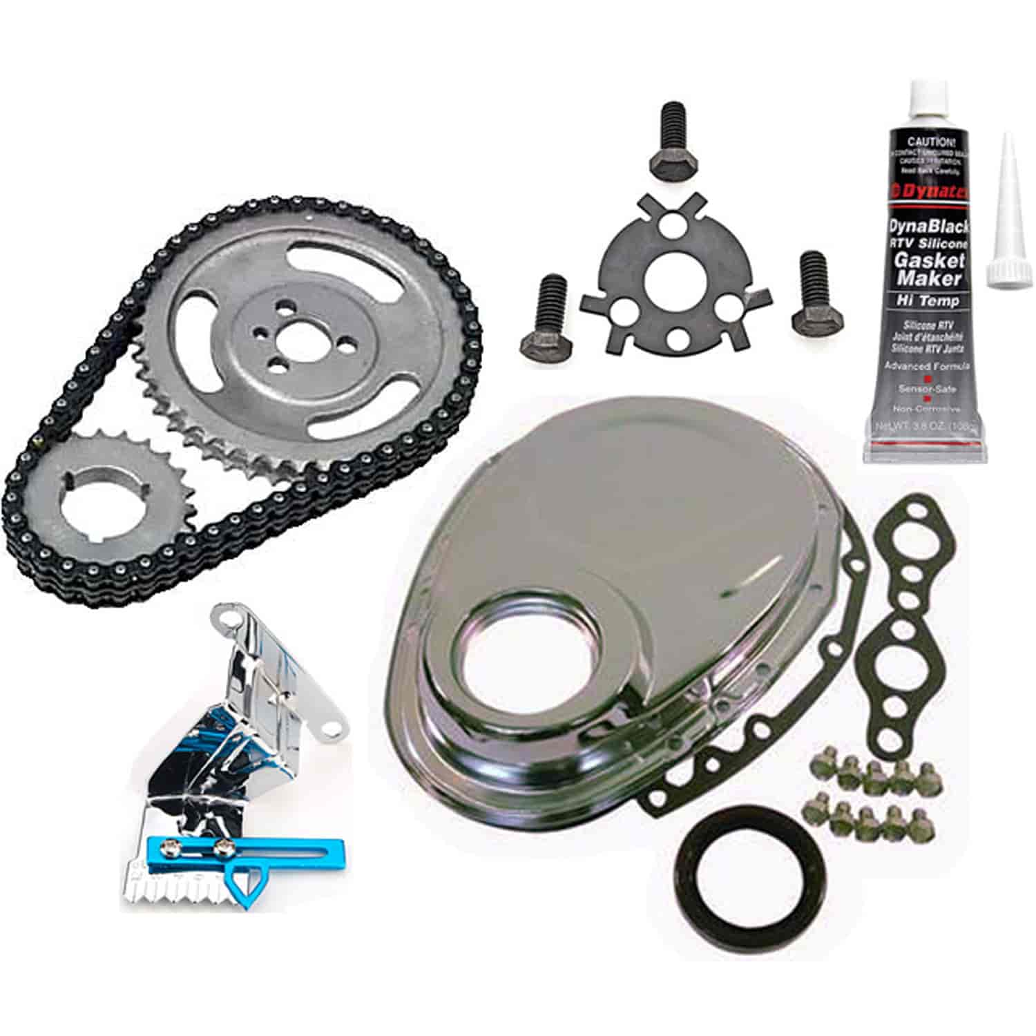 Magnum Double Roller Timing Chain Kit Small Block Chevy V6