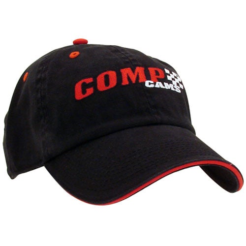 Black-Style Cap Black with Red Stitching