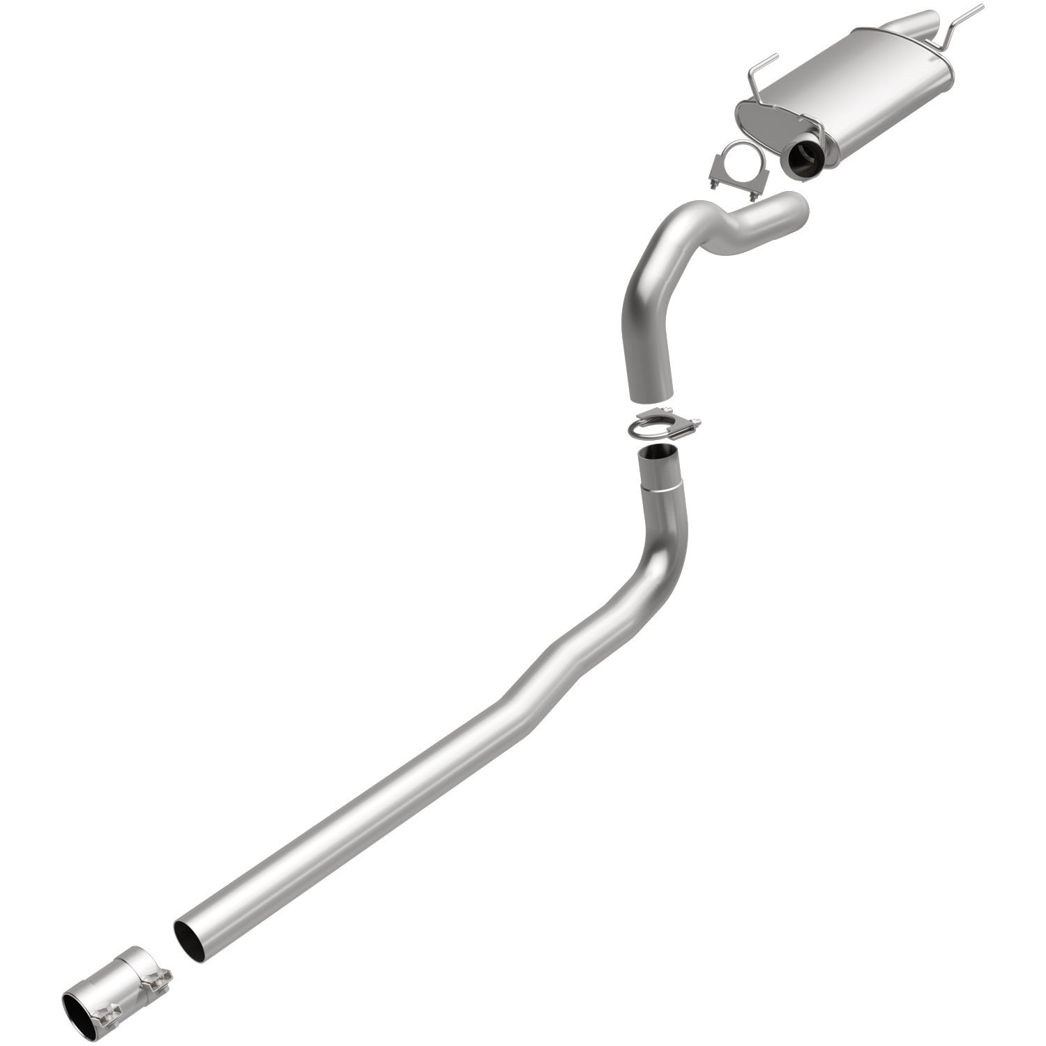 Direct-Fit Exhaust Kit, 2005-2009 Ford Mustang 4.0L