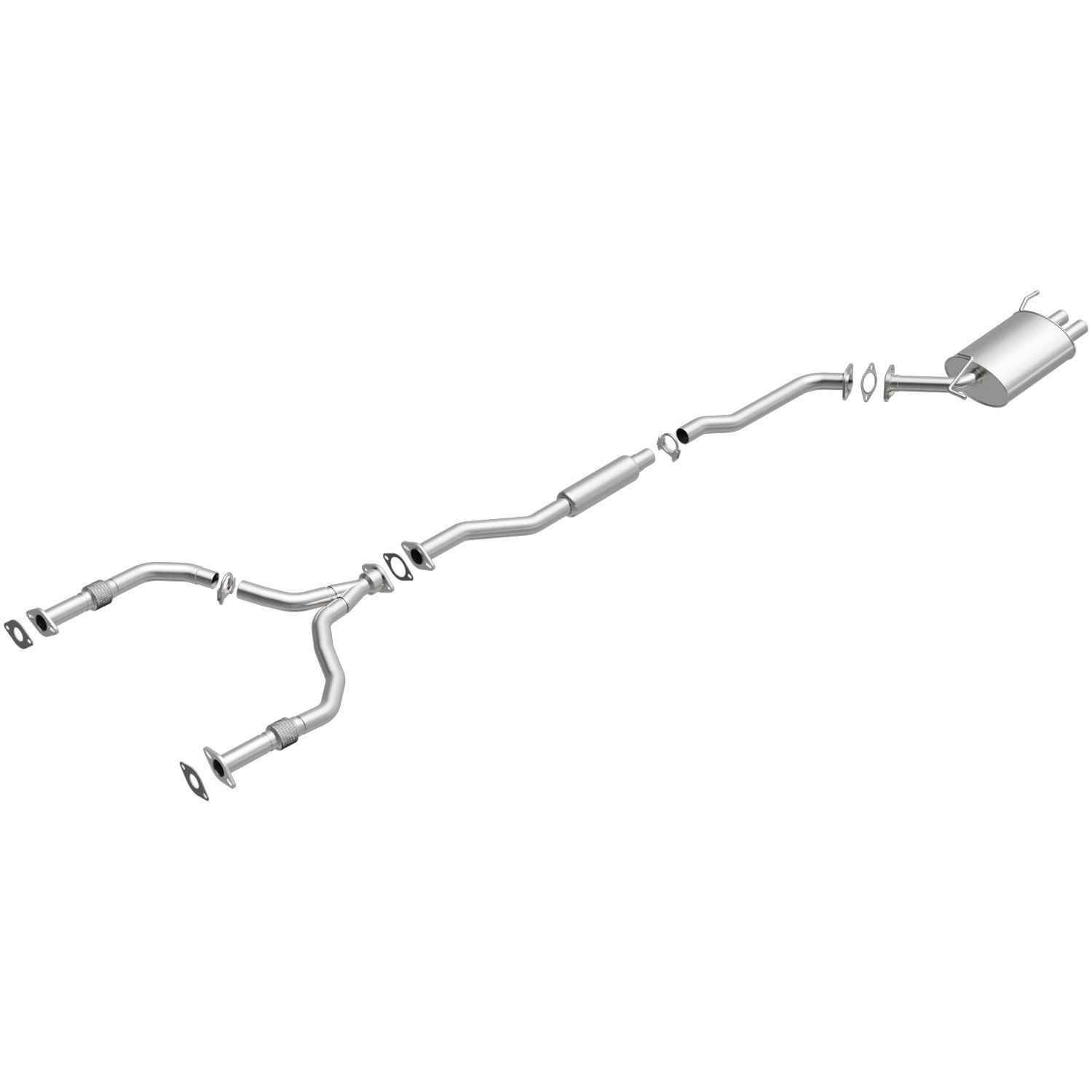 Direct-Fit Exhaust Kit, 2004-2006 Infiniti G35