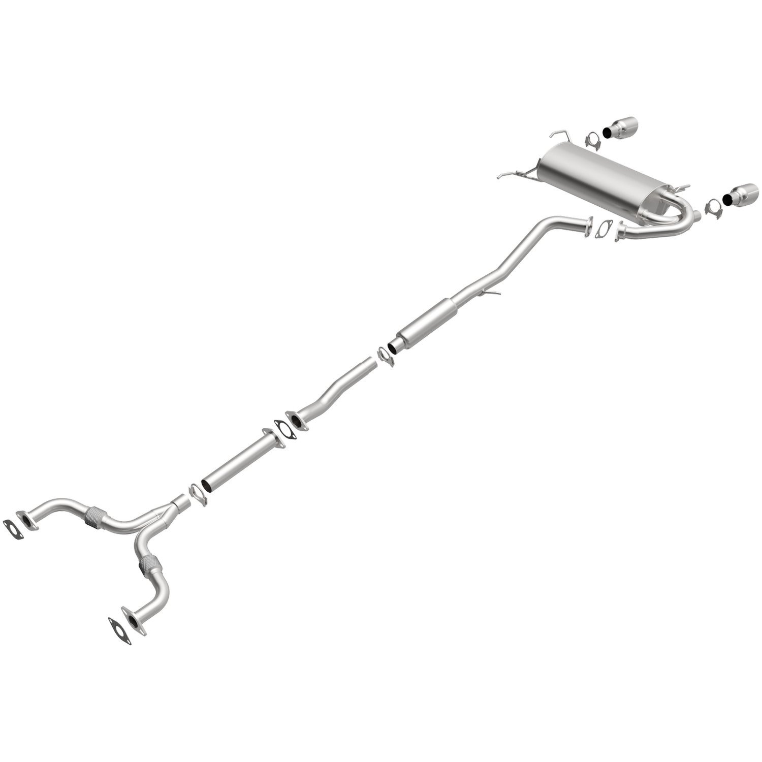 Direct-Fit Exhaust Kit, 2003-2007 Infiniti G35