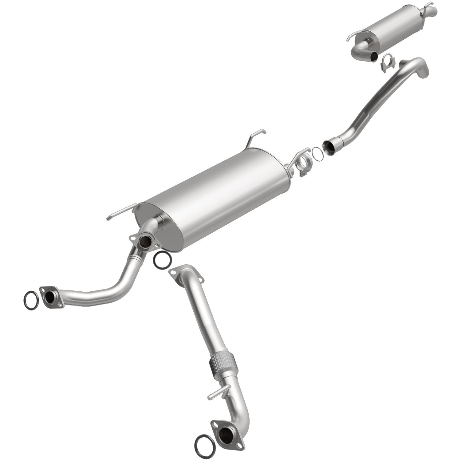 Direct-Fit Exhaust Kit, 1998-2007 LX470 Land Cruiser 4.7L