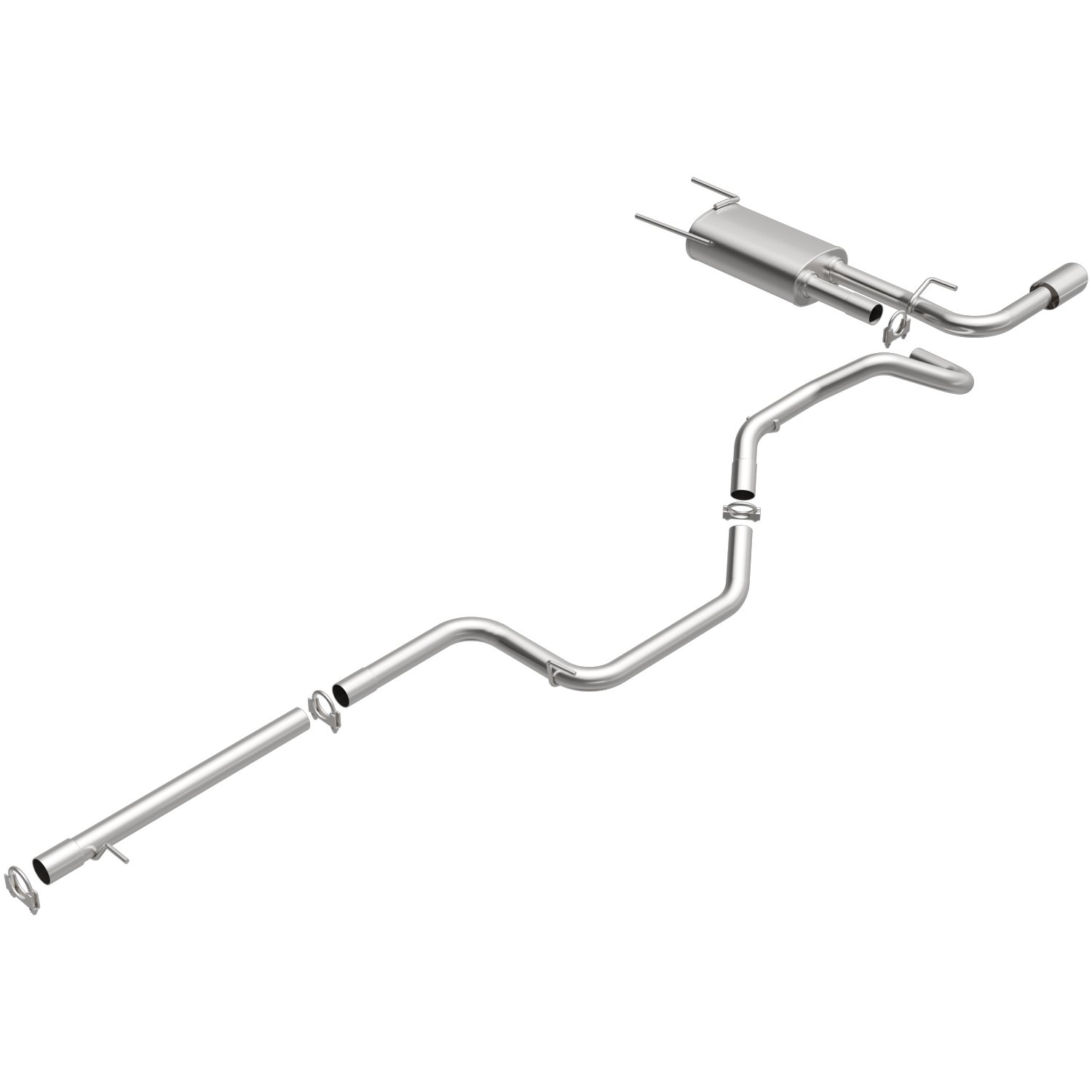 Direct-Fit Exhaust Kit, 2010-2013 Mazda 3