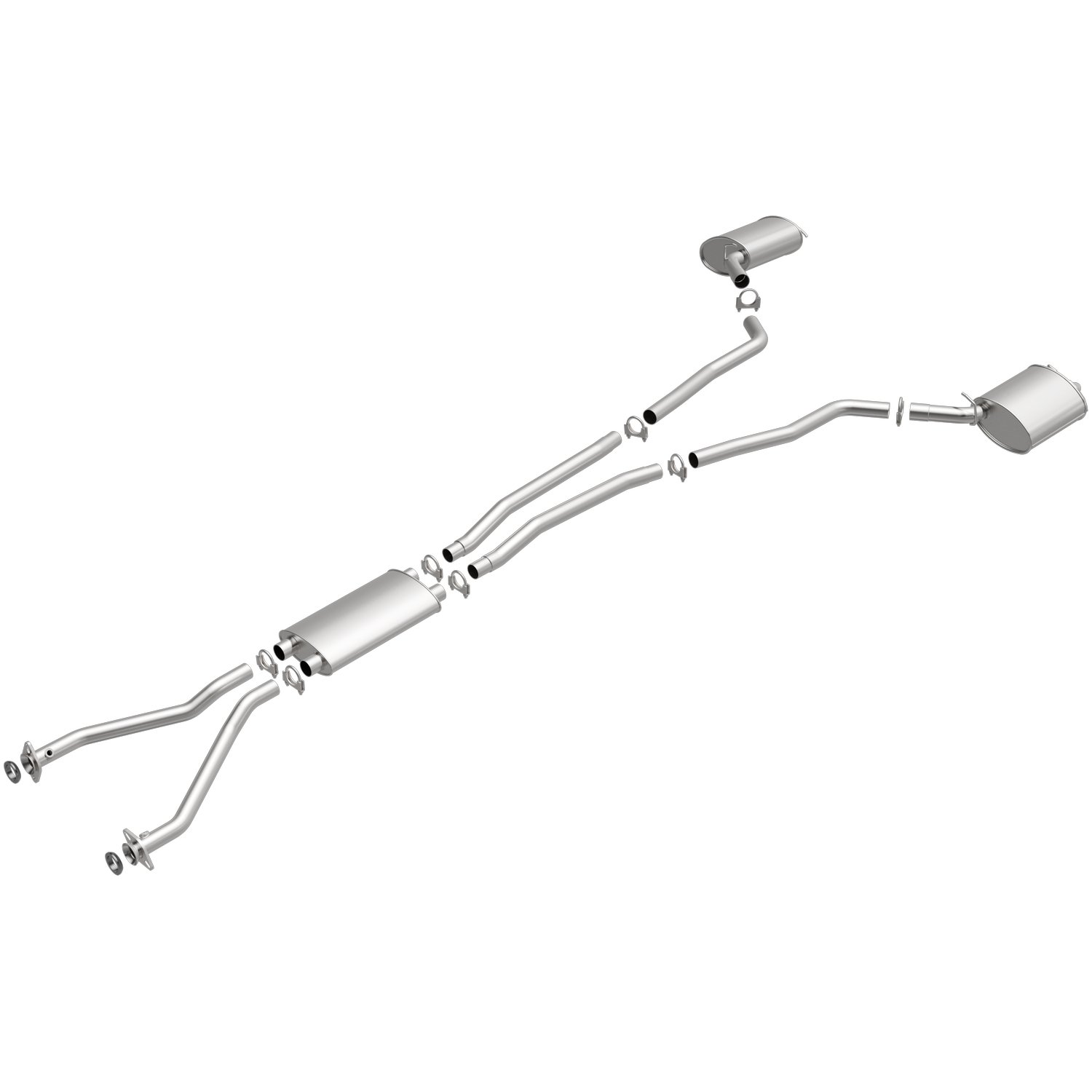 Direct-Fit Exhaust Kit, 2004-2007 Cadillac STS CTS 3.6L