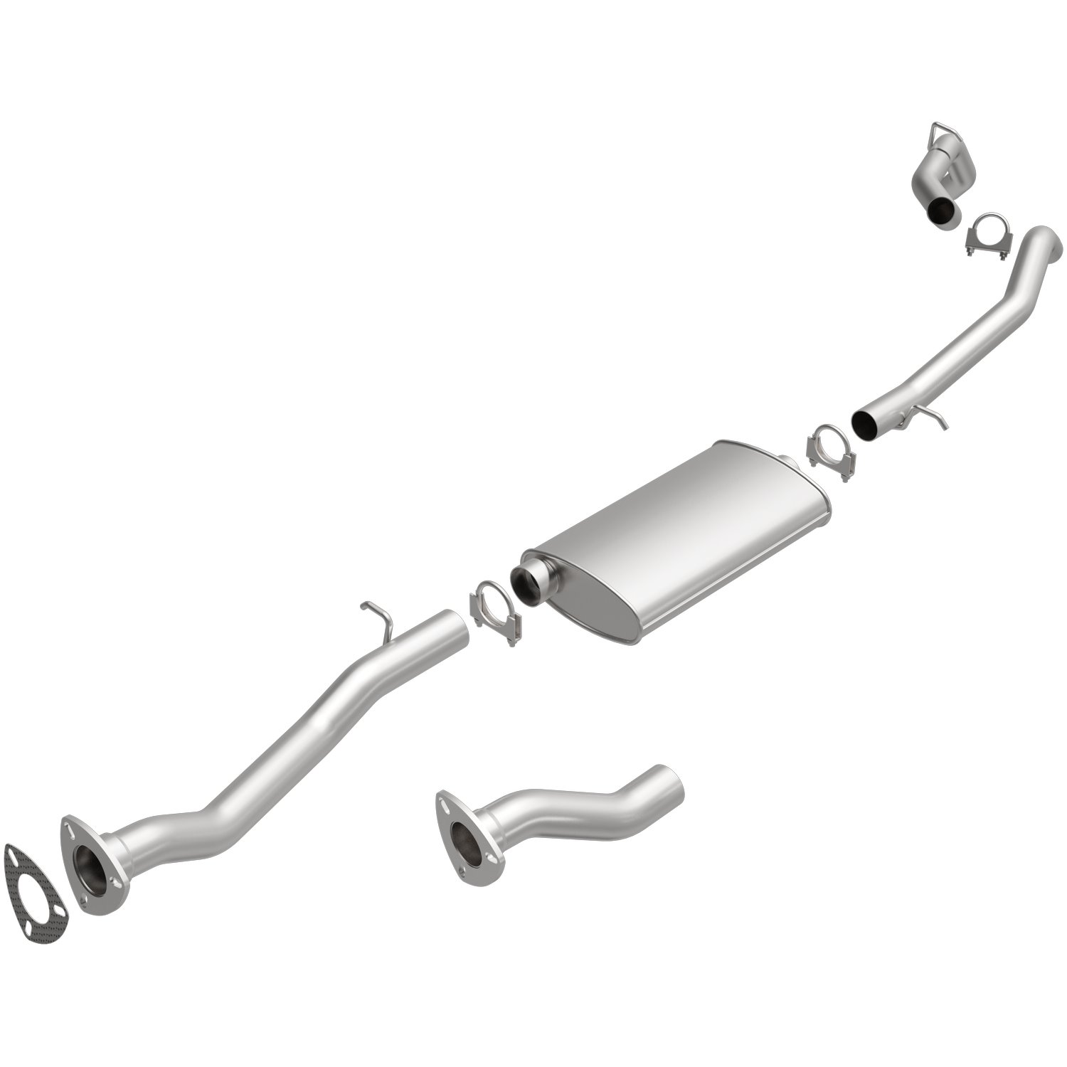 Direct-Fit Exhaust Kit, 1996-2002 GM S10/Sonoma 4.3L