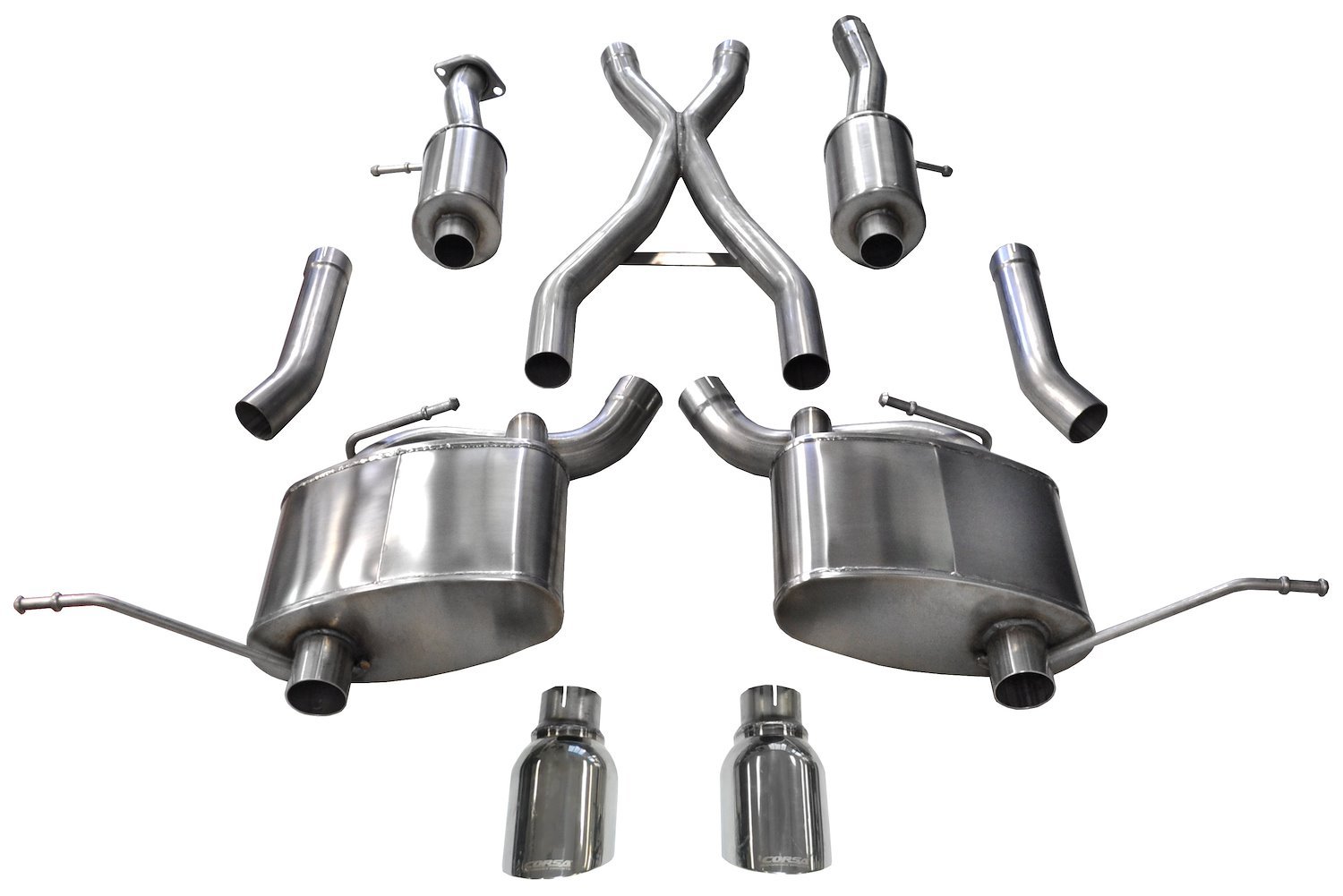 Sport Cat-Back Exhaust System Jeep Grand Cherokee 3.6L V6