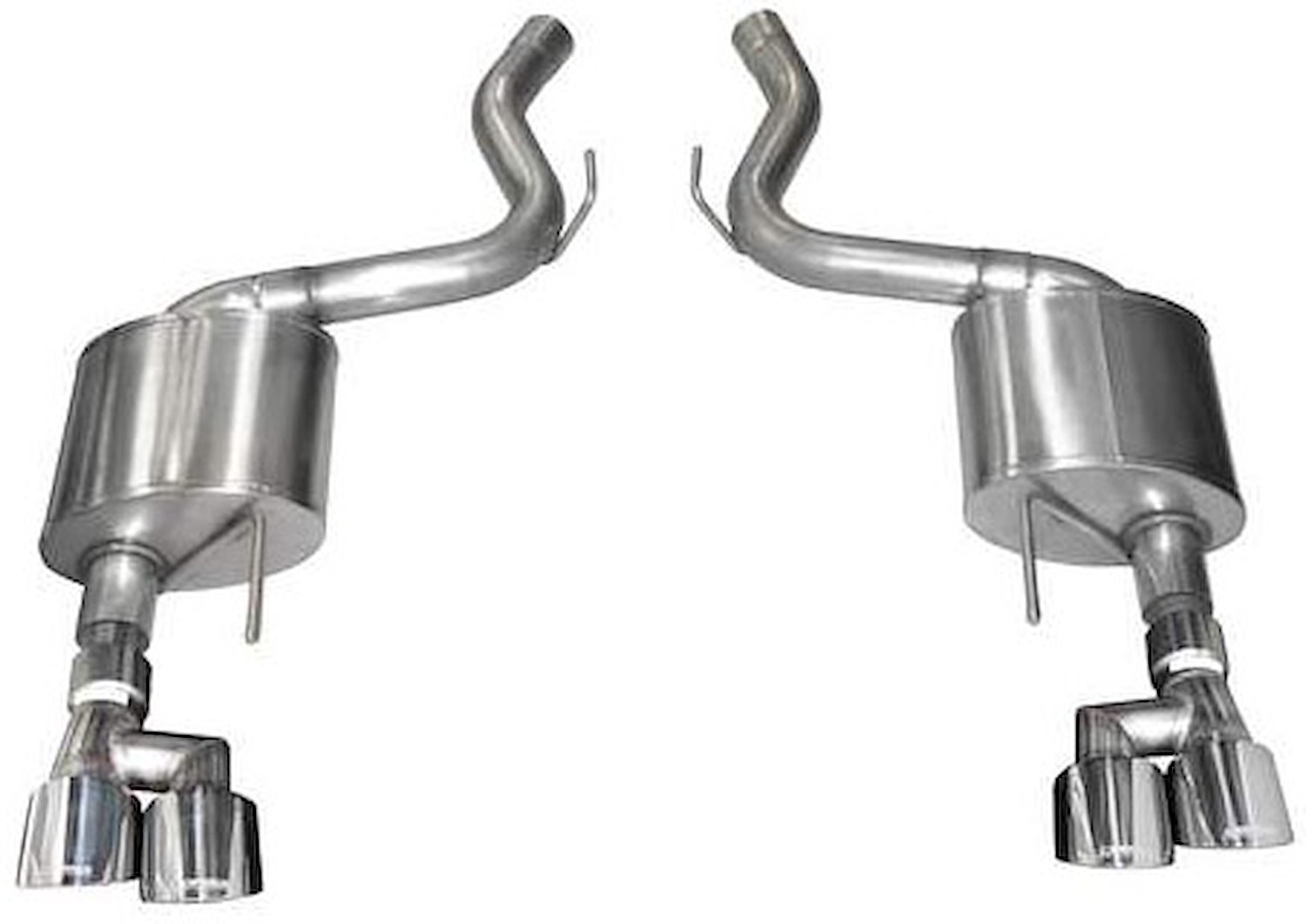 Sport Axle-Back Exhaust System 2018-2019 Ford Mustang GT 5.0L V8 - Polished Tips