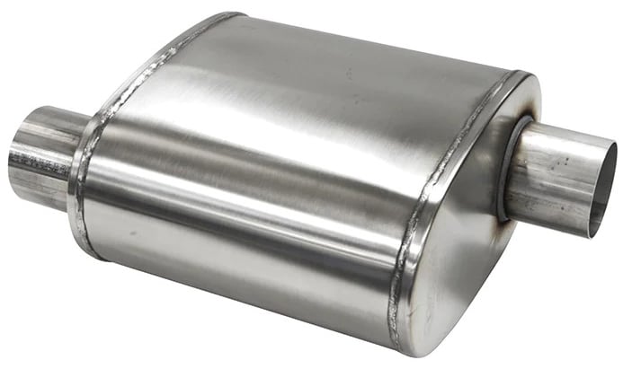 Pro Series Universal Weld-In Muffler [2.500 in. Offset In / Offset Out]