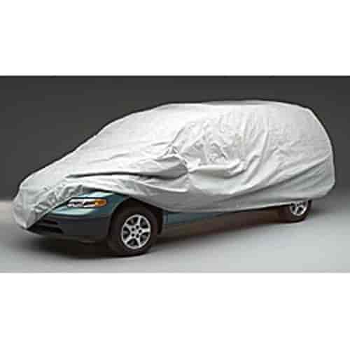Custom Fit Car Cover MultiBond Gray 2 Mirror Pockets Size T3 231 in. Overall Length