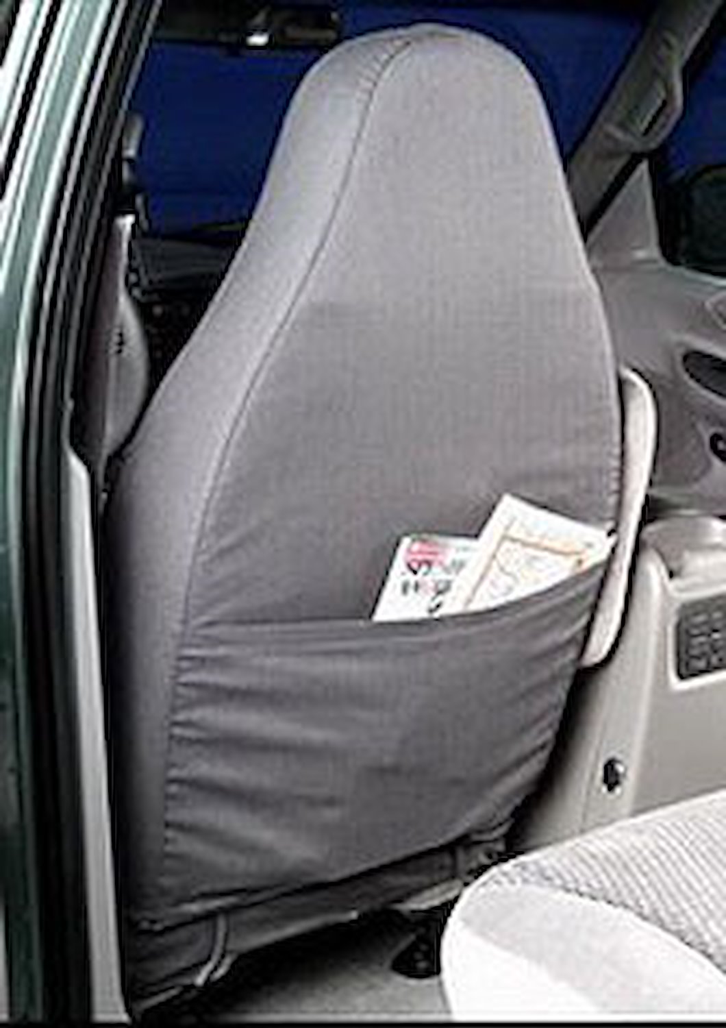 SeatSaver Seat Cover Polycotton Misty Gray 2003 Chevy Avalanche