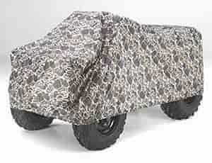 Ready-Fit ATV Cover Green Camo Retail Box Large w/Racks 72 in. And Up Overall Length Incl. Tie Down Grommets