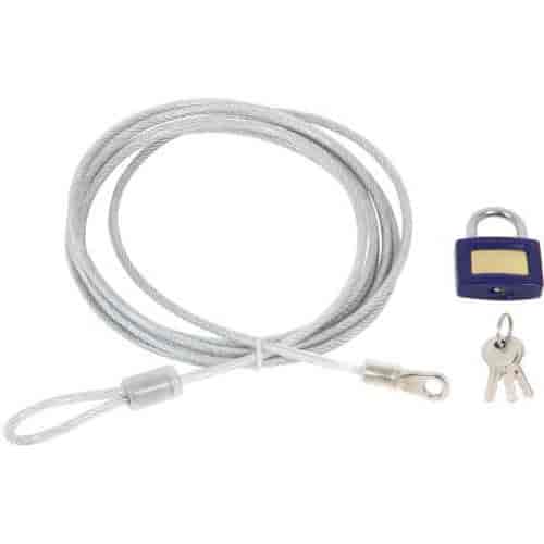 Car Cover Cable Lock Kit Cable Length: 8"