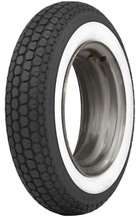 Classic Scooter Double Whitewall Bias-Ply Tire [375-975]