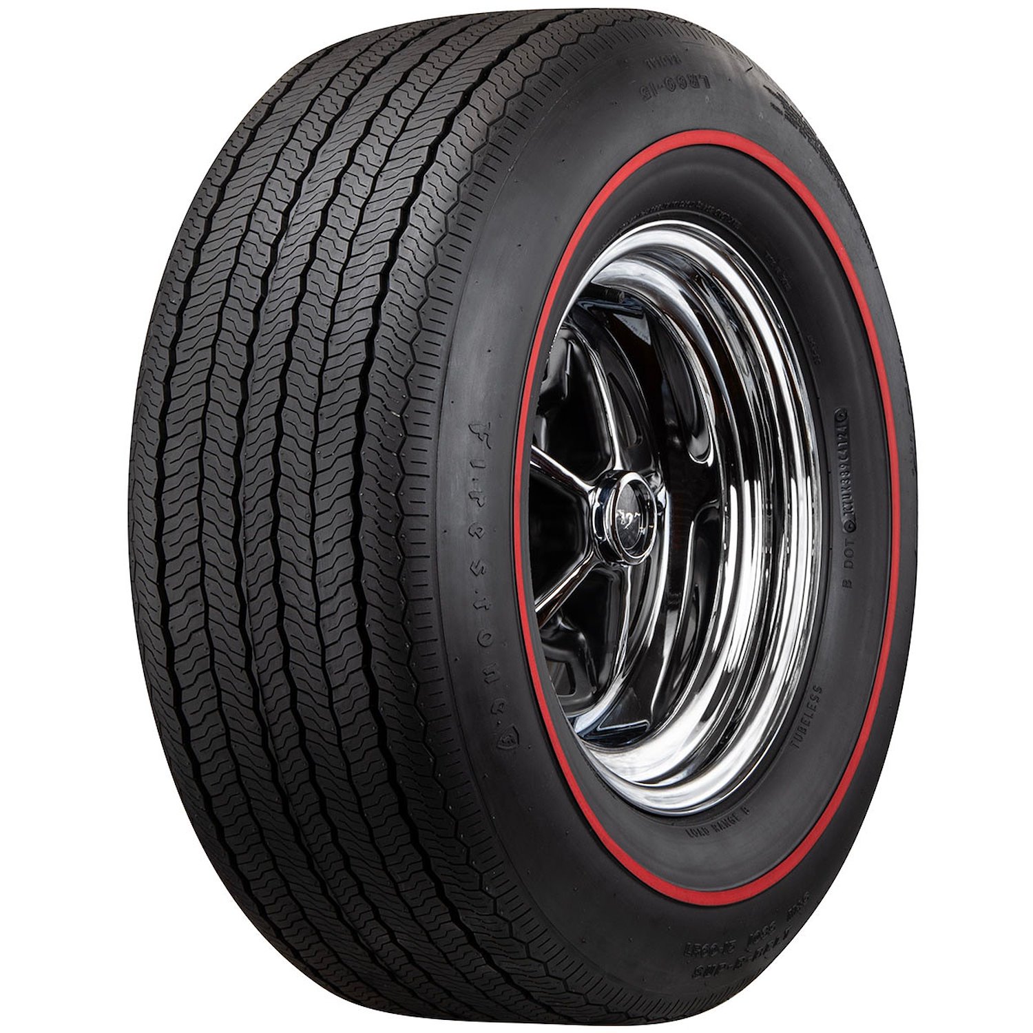 625102 Firestone Wide Oval Radial Redline Tire FR60-15 — COKER TIRE