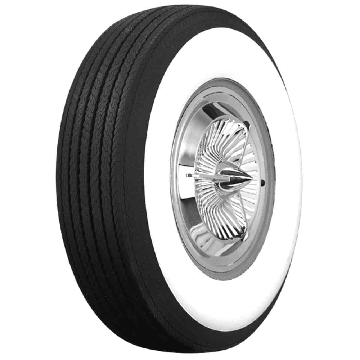 Coker Classic Wide Whitewall Bias Ply Tire H78-15 ( 5.740 in. x 28.360 in. - 15 in. )