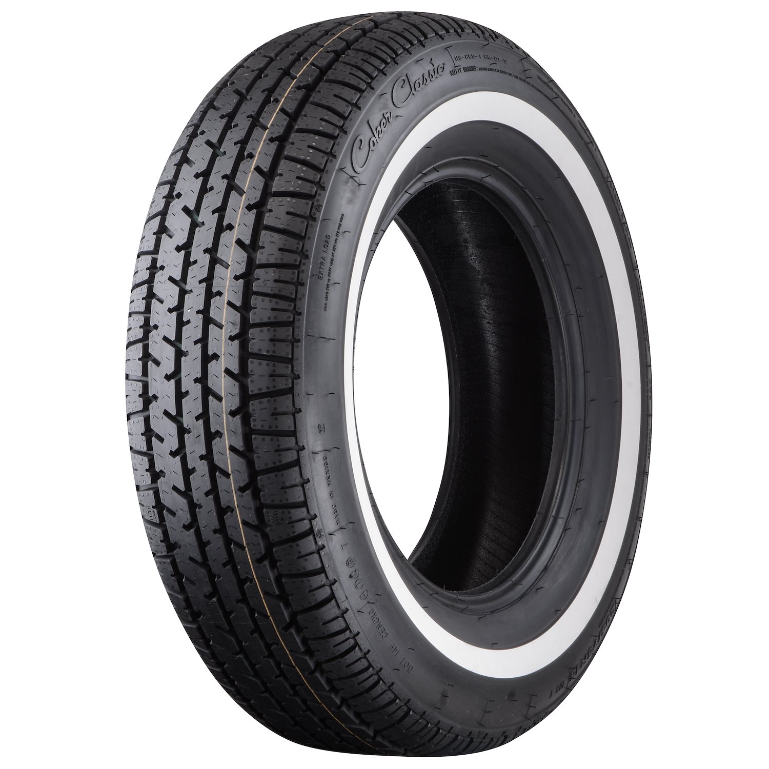 738102 Classic Star Series Whitewall Radial Tire 195/75R15 — COKER