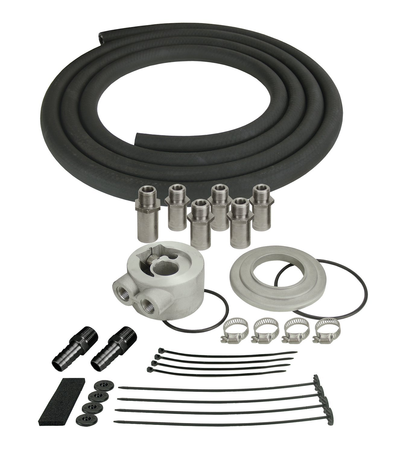 Derale Performance Single Mount Oil Filter Relocation Kit