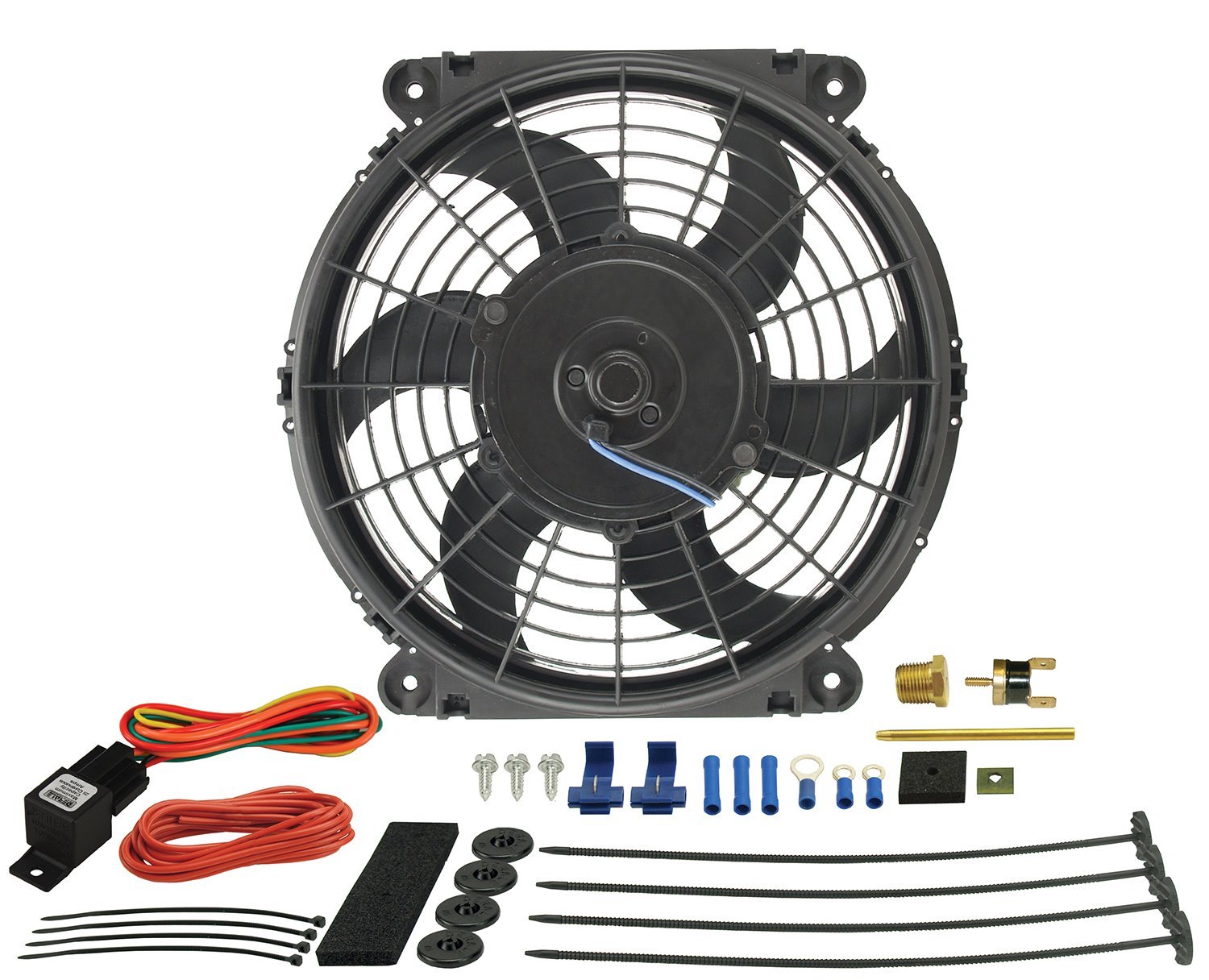 10" Tornado Electric Fan - Thermostat Hardware Kit 650 CFM