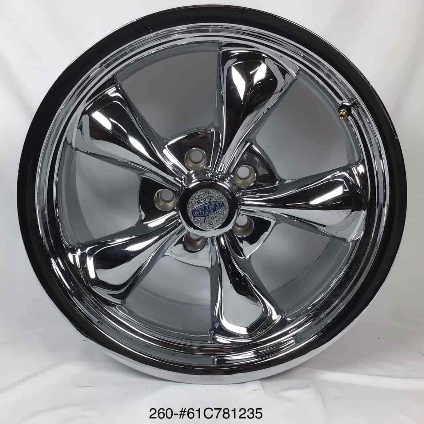 *BLEMISHED* 61C S/S Direct Drill Chrome Wheel Size: 17" x 8"