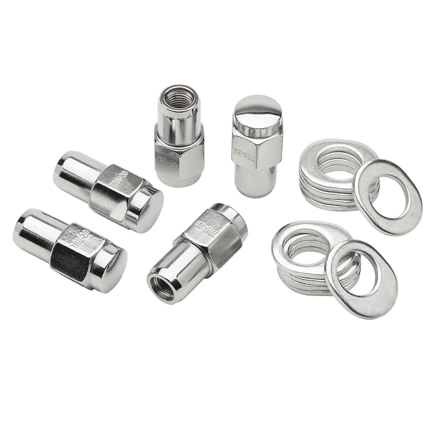 Lug Nuts with Center & Offset Washers 7/16" RH Thread