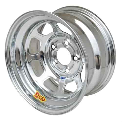 52 Series 15" x 8" Chrome WISSOTA-Approved Roll-Formed Race Wheel