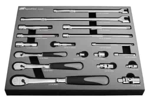 19-Piece Master Ratchet and Socket Accessory Set