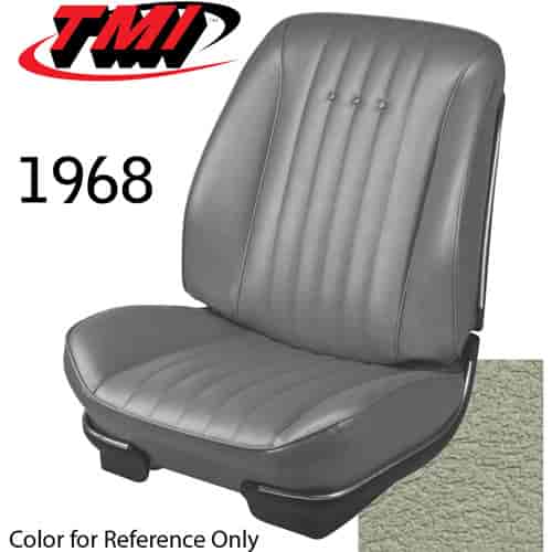 Standard Sport Bucket Seat Upholstery for 1968 Chevy Chevelle Coupe/Convertible [Parchment Pearl Metallic]