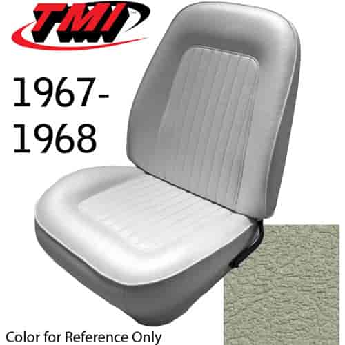 43-80807-3295 PARCHMENT PEARL METALLIC - CAMARO 1967-68 FRONT ONLY SPORT BUCKETS SEAT UPHOLSTERY STANDARD